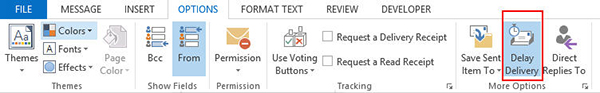 outlook delay email deliver
