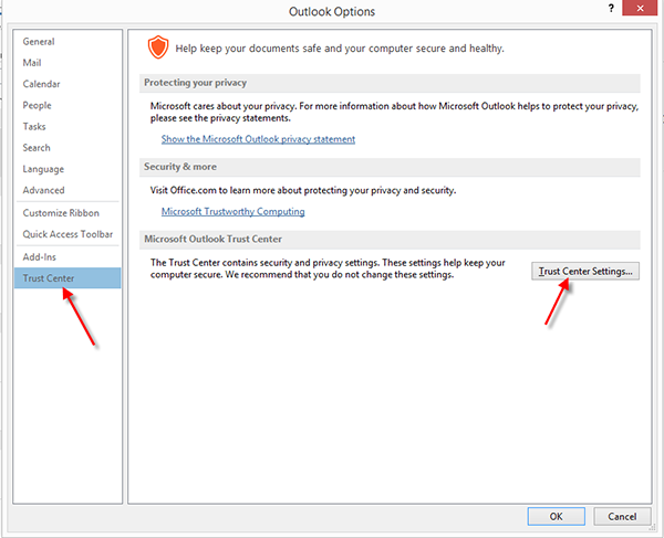 unblock images in outlook