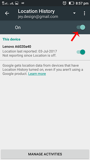 disable-google-maps-histories