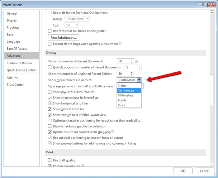 how-to-change-measurement-unit-in-MSWord