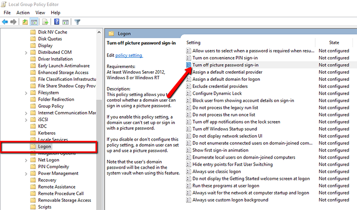 disable-picture-password-on-windows10