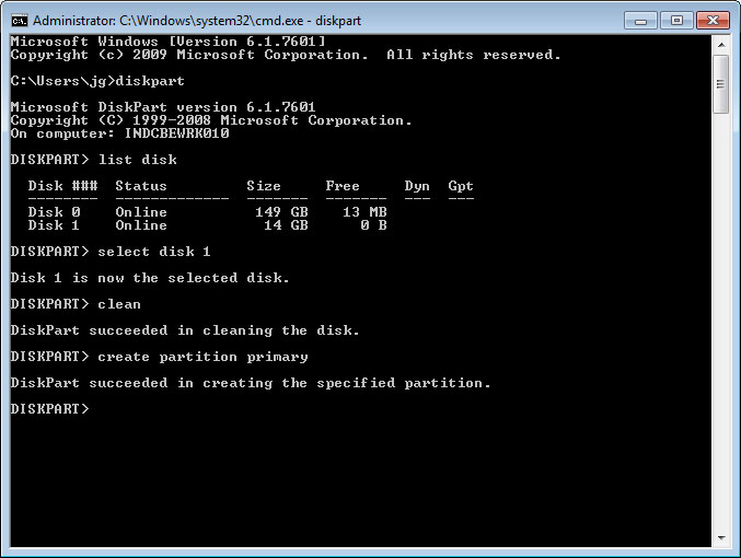 diskpart-command-line
